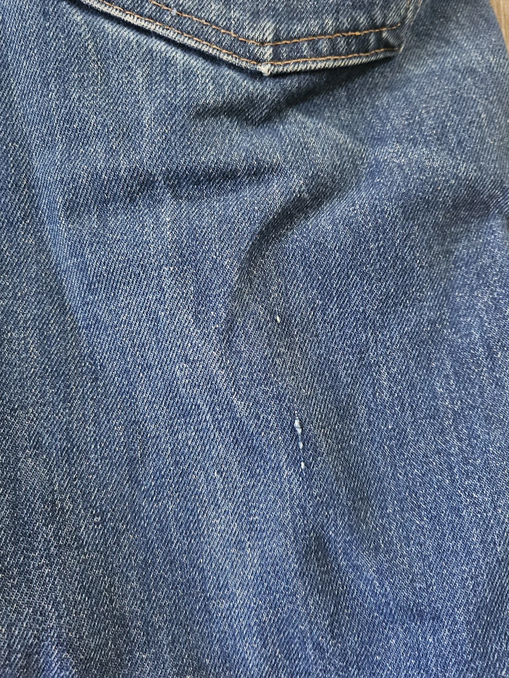 Vintage Levi's 517 Men's Blue Orange Tab Bootcut Jeans 36x33 80's Made In U.S.A